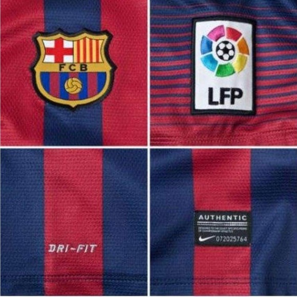 Authentic Nike Dri-Fit LFP FC Barcelona Lionel Messi #10 Jersey, Boy's Size XXL. - Picture 12 of 13